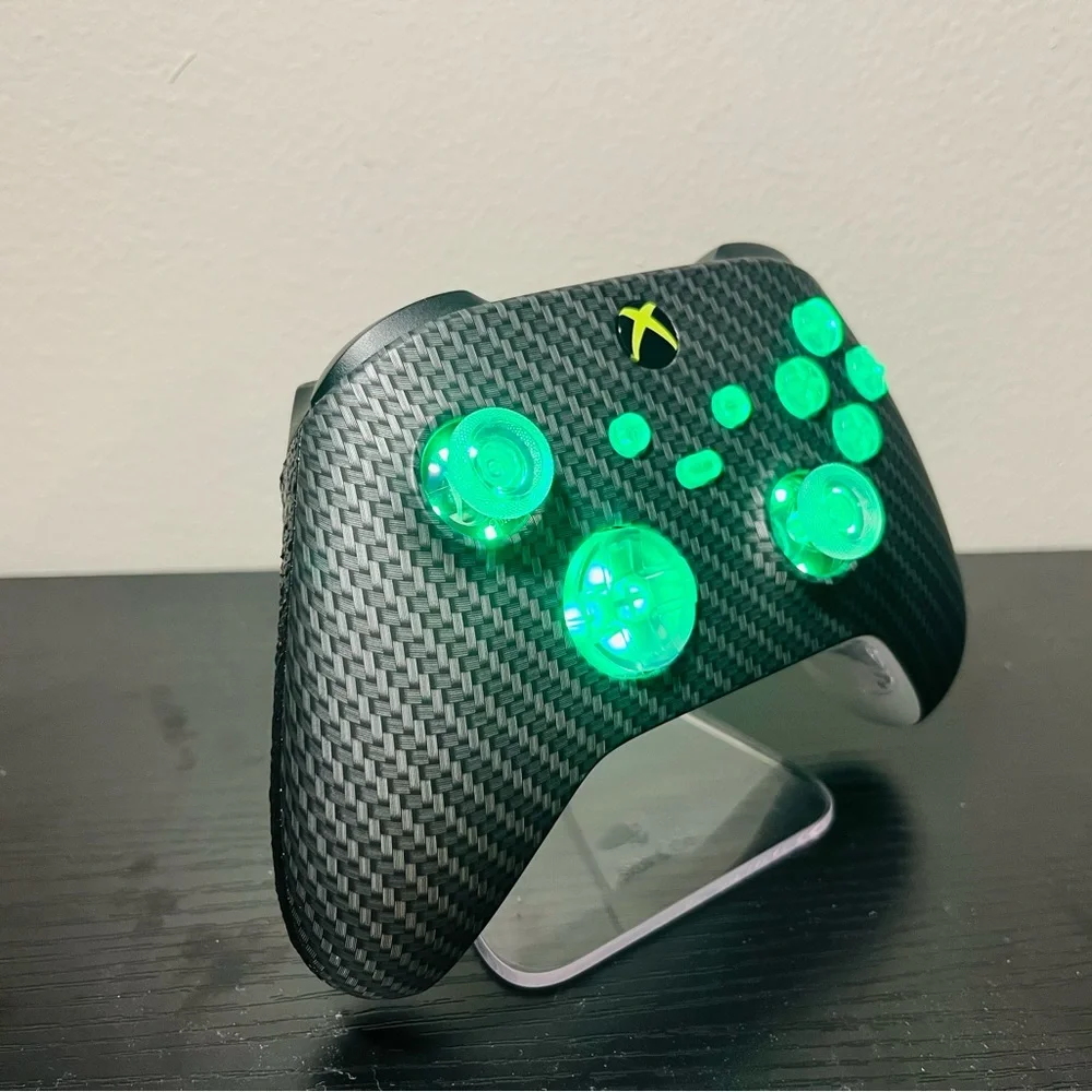 Microsoft Xbox Custom Modded Controller with LEDs